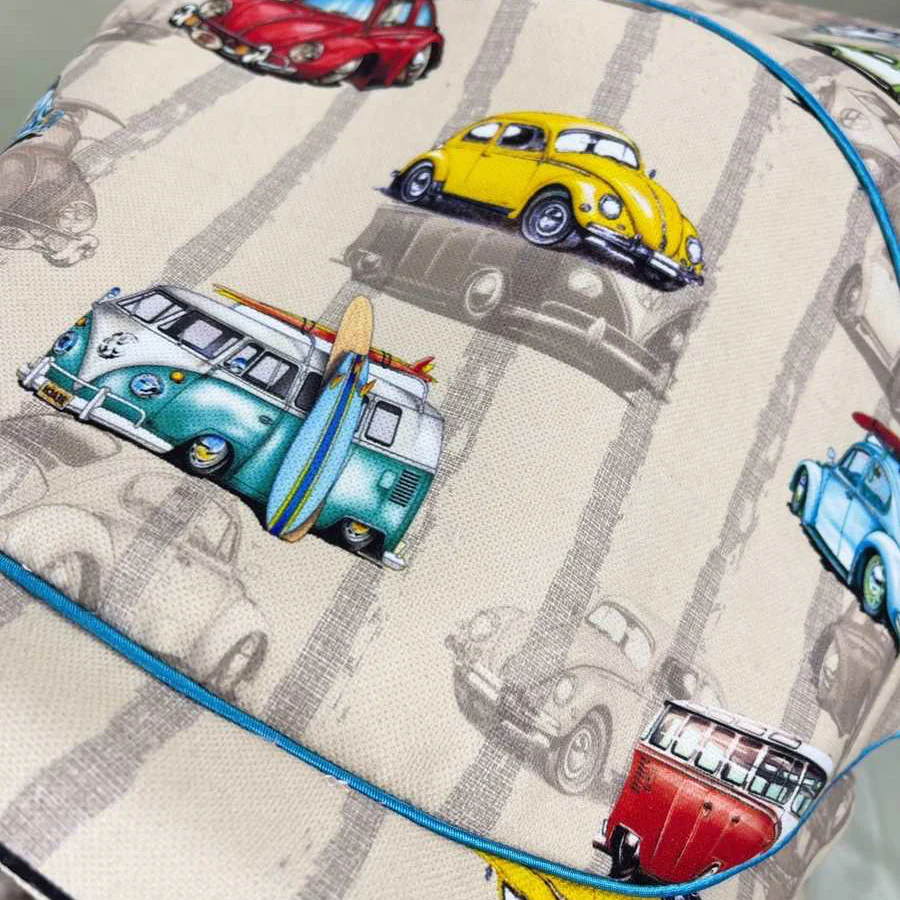 Retro Van Baby Boy Car Seat Cover – Vintage Travel Style - Image 7