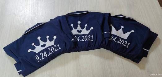 Custom Navy Blue Kids Pajamas – Personalized Cotton PJs - Image 5