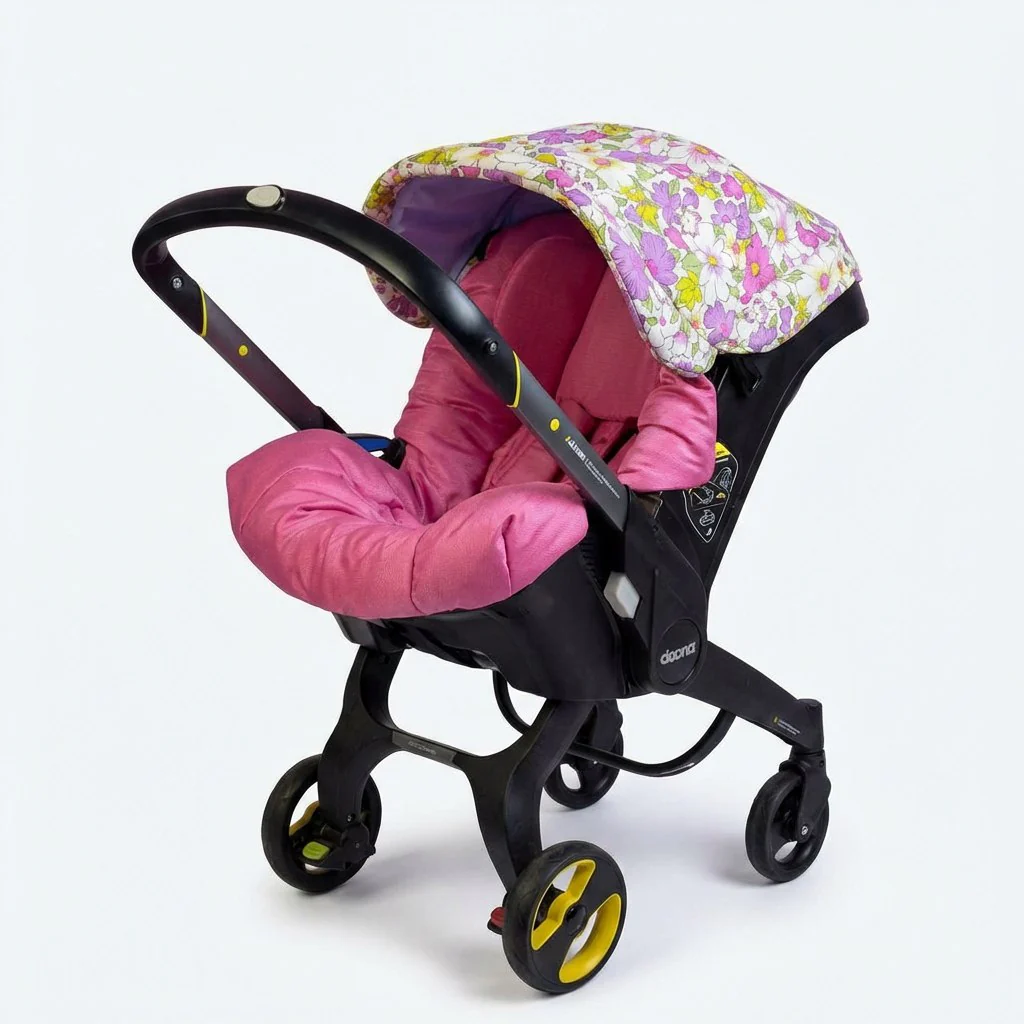 Floral Baby Car Seat Cover Set – Pink Interior Design