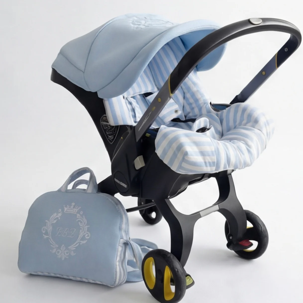 Luxury Baby Car Seat Cover Set with Embroidery