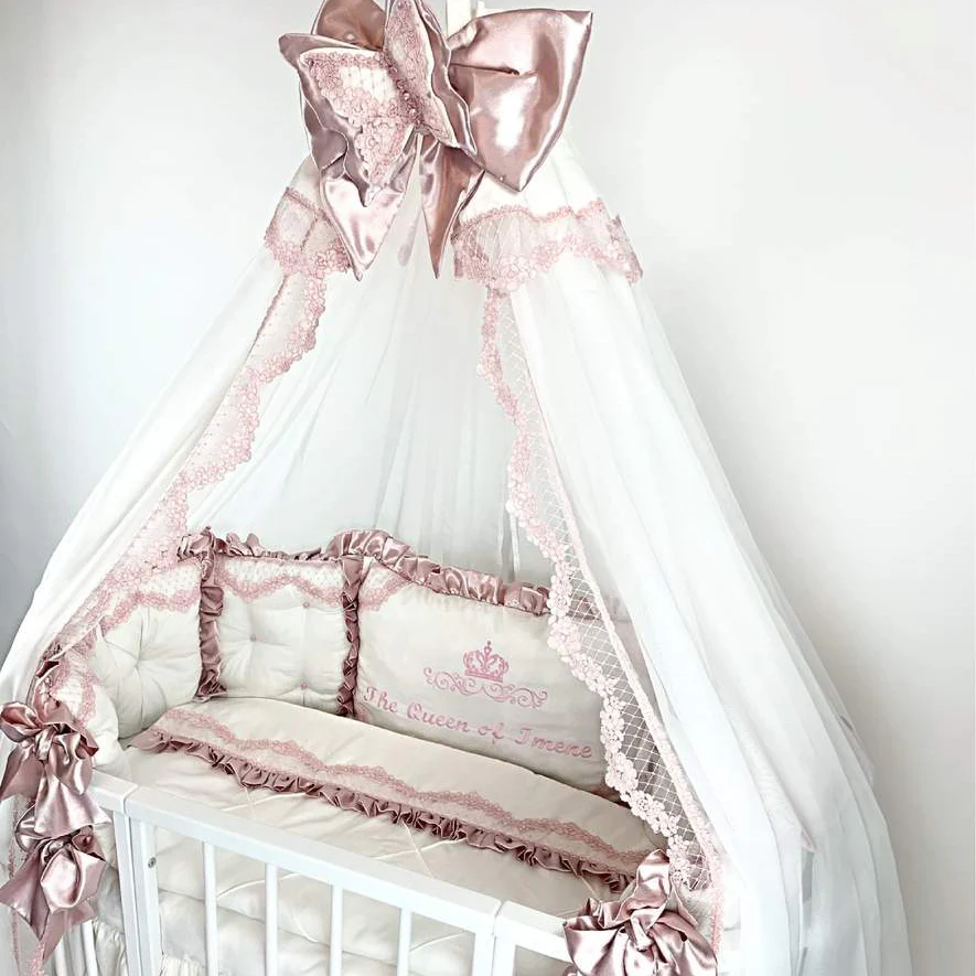 Luxury Baby Bedding Set with Crib Bumper - Image 3