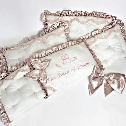 Luxury Baby Bedding Set with Crib Bumper - Image 4