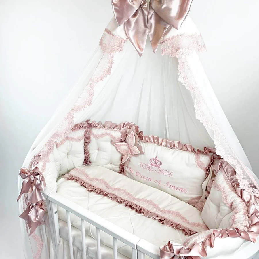 Luxury Baby Bedding Set with Crib Bumper - Image 7
