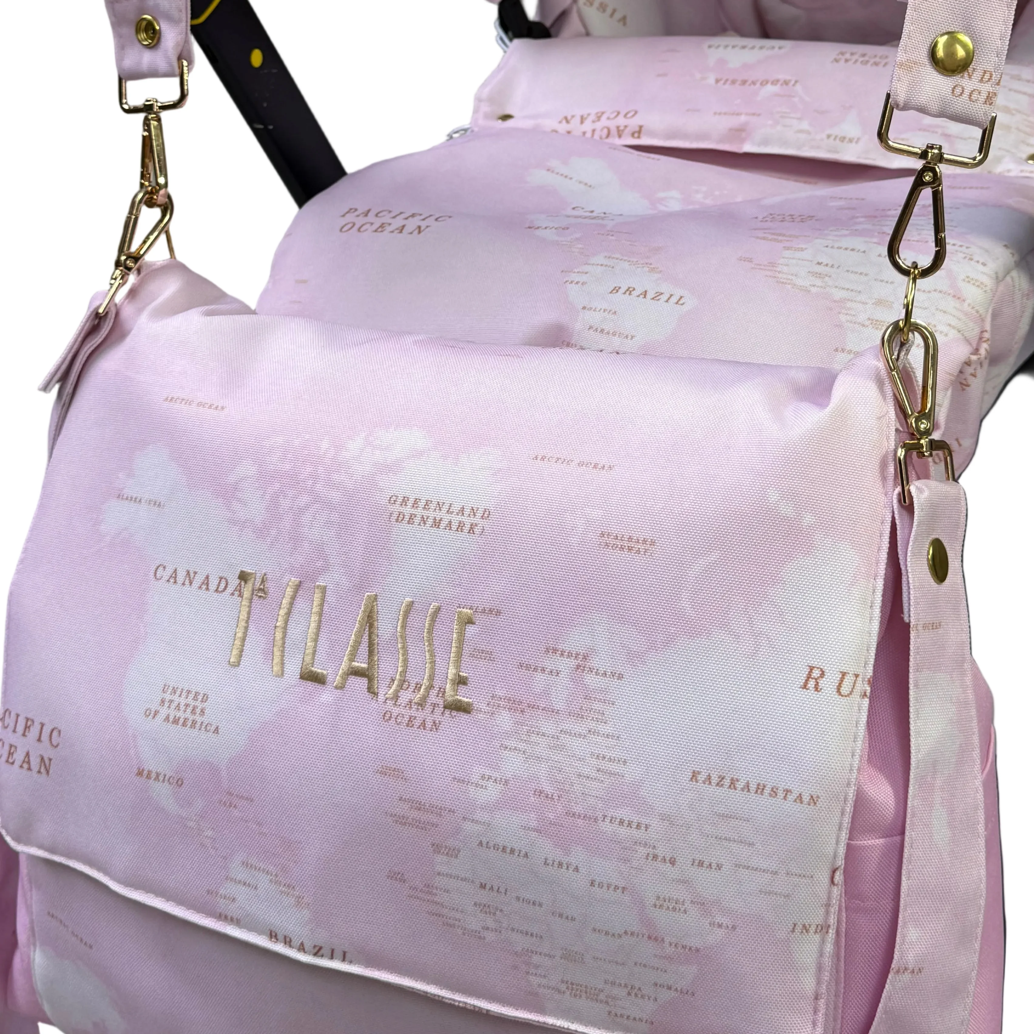 Personalized World Map Baby Car Seat Cover - Image 10