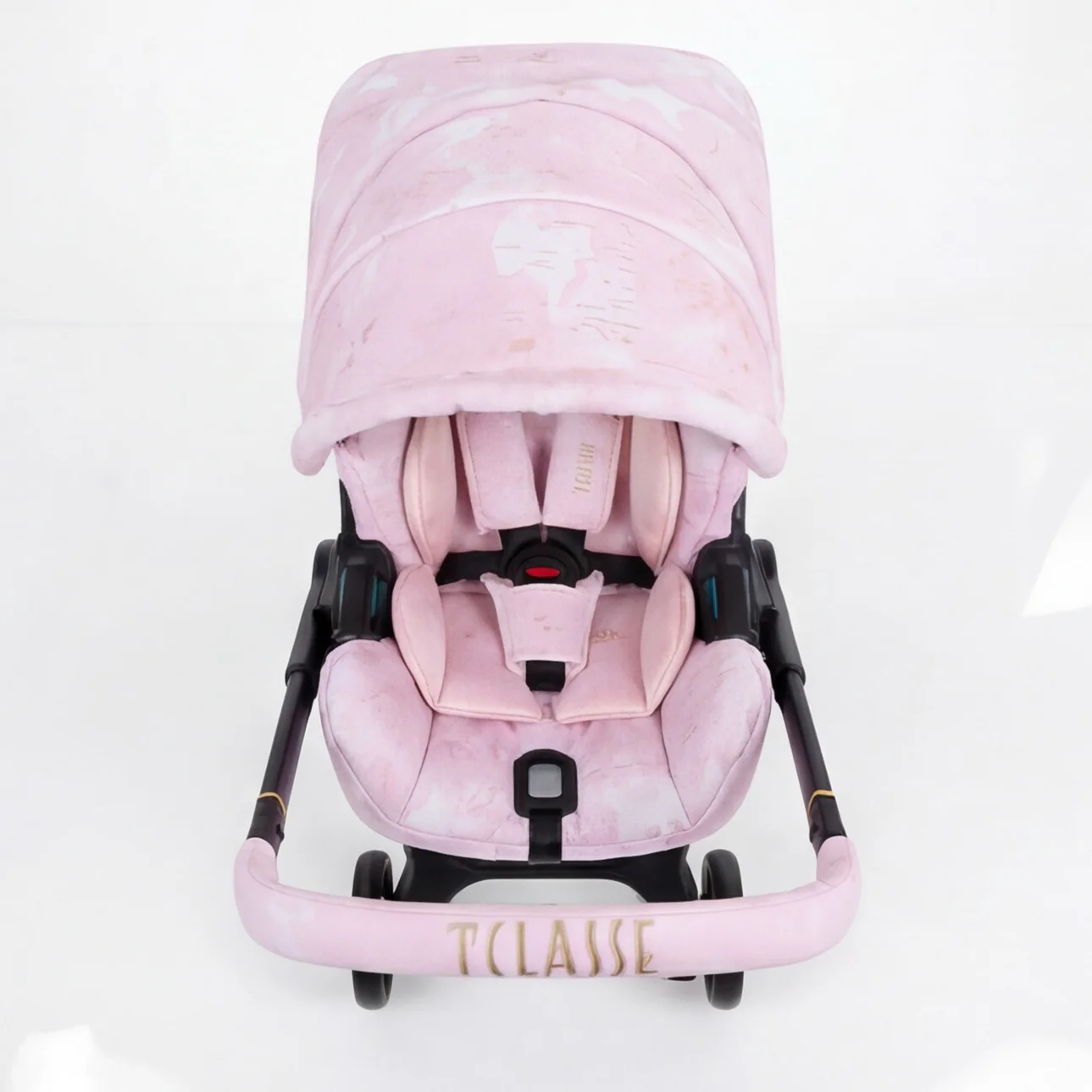 Personalized World Map Baby Car Seat Cover - Image 4
