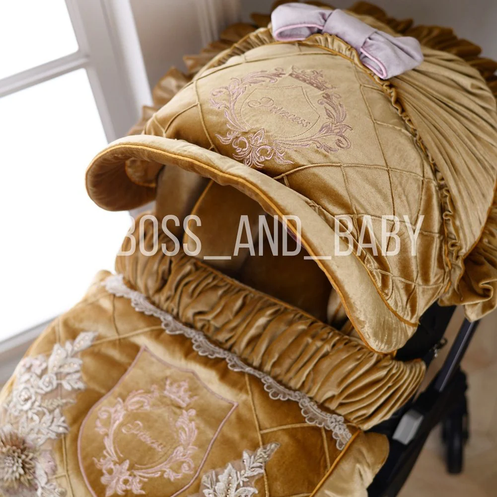 Premium Custom Velvet Baby Car Seat Cover - Image 5