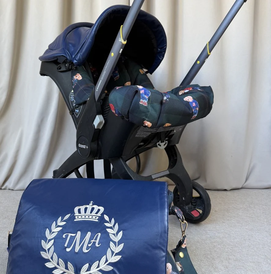 Royal Navy Teddy Bear Baby Car Seat Cover Set - Image 6