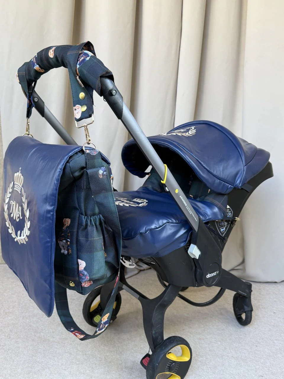 Royal Navy Teddy Bear Baby Car Seat Cover Set - Image 7
