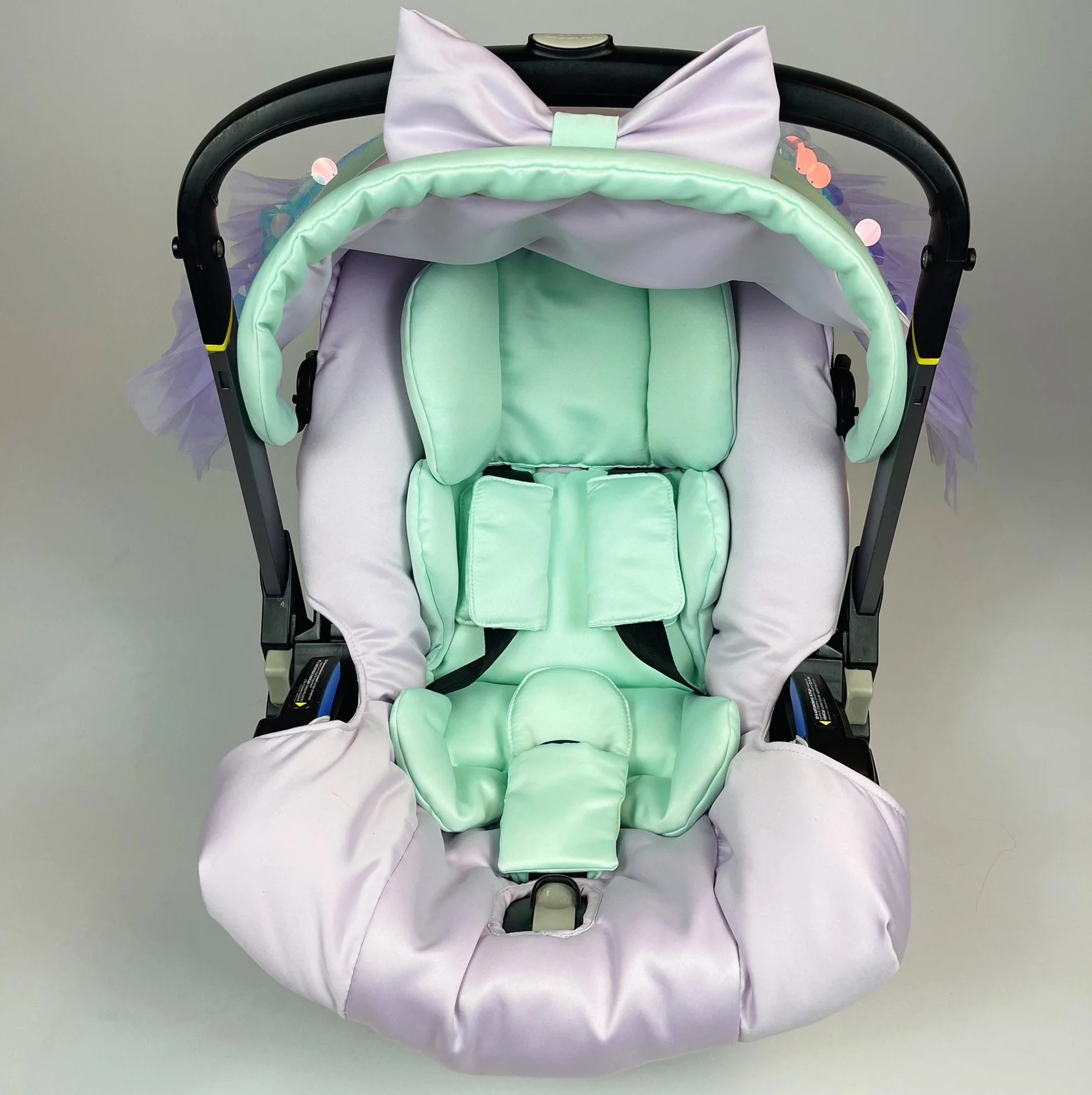 Unicorn & Mermaid Baby Car Seat Cover – Stylish Design - Image 7